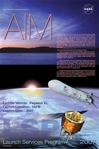 NASA AIM Launch Poster